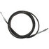 18P2126 by ACDELCO - Parking Brake Cable - Front, 138.90", Fixed Wire Stop End, Steel