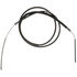 18P2001 by ACDELCO - Parking Brake Cable - Rear, 103.80", Fixed Wire Stop End, Steel