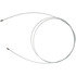 18P2227 by ACDELCO - Parking Brake Cable - 97.30" Cable, Fixed Wire Stop End, Steel