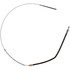 18P2242 by ACDELCO - Parking Brake Cable - Front, 52.40", Threaded End 1, Fixed Wire Stop End 2