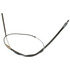 18P2207 by ACDELCO - Parking Brake Cable - Front, 44.60", Threaded End 1, Fixed Wire Stop End 2