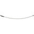 18P2831 by ACDELCO - Parking Brake Cable - 19.10" Cable, Fixed Wire Stop End 1, Bracket End 2, Steel