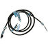 18P2851 by ACDELCO - Parking Brake Cable - Rear, 98.40", Fixed Wire Stop End 1, Eyelet End 2, Steel