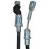 18P2851 by ACDELCO - Parking Brake Cable - Rear, 98.40", Fixed Wire Stop End 1, Eyelet End 2, Steel