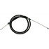 18P2910 by ACDELCO - Parking Brake Cable - Steel, Rear Driver Side, Fixed Wire Stop End, Steel