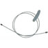 18P2899 by ACDELCO - Parking Brake Cable - Steel, Center, Fixed Wire Stop End, Steel