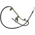 18P2931 by ACDELCO - Parking Brake Cable - Steel, Rear Driver Side, Fixed Wire Stop End, Steel