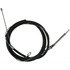 18P2917 by ACDELCO - Parking Brake Cable - Rear, Fixed Wire Stop End 1, Eyelet End 2, Steel