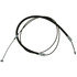 18P2926 by ACDELCO - Parking Brake Cable - Front, 75.40", Fixed Wire Stop End, Steel