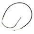 ACDelco 18P294 Parking Brake Cable Parking Brake Cable - Front, 52.90", Threaded End 1, Fixed Wire Stop End 2