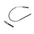 18P294 by ACDELCO - Parking Brake Cable - Front, 52.90", Threaded End 1, Fixed Wire Stop End 2