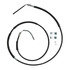 18P675 by ACDELCO - Parking Brake Cable - Rear, 105.00", Threaded End 1, Fixed Wire Stop End 2