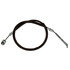 18P96722 by ACDELCO - Parking Brake Cable - Rear, 44.20", Bent End 1, Barrel End End 2