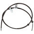 18P97006 by ACDELCO - Parking Brake Cable - Rear Driver Side, 77.48" Cable, Black, EPDM Rubber