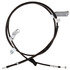 18P96997 by ACDELCO - Parking Brake Cable - Rear, Horizontal Barrel End 1, Retainer End 2