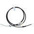 18P97058 by ACDELCO - Parking Brake Cable - Rear Driver Side, 108.34" Cable, Black