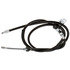 18P97007 by ACDELCO - Parking Brake Cable - Rear Passenger Side, 79.881" Cable, Black