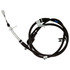 18P97071 by ACDELCO - Parking Brake Cable - Rear Driver Side, Black, EPDM Rubber, Specific Fit