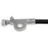 18P97061 by ACDELCO - Parking Brake Cable - Rear, Fitting End 1, Clevis End 2, With Mounting Bracket