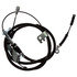 18P97073 by ACDELCO - Parking Brake Cable - Rear Driver Side, Black, EPDM Rubber, Specific Fit