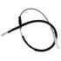 18P97160 by ACDELCO - Parking Brake Cable - Rear, 40.60", Stainless Steel, With Mounting Bracket