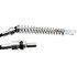 18P97209 by ACDELCO - Parking Brake Cable - Rear, 48.20", Stainless Steel, With Mounting Bracket