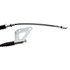 18P97191 by ACDELCO - Parking Brake Cable - Rear, 38.00", Stainless Steel, With Mounting Bracket