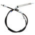 18P97209 by ACDELCO - Parking Brake Cable - Rear, 48.20", Stainless Steel, With Mounting Bracket