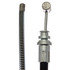 18P97339 by ACDELCO - Parking Brake Cable - Front Driver Side, Barrel, Hammer, with Mounting Bracket