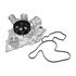 252-1037 by ACDELCO - Engine Water Pump - Timing Belt, Reverse, 11 Mount Holes, with Pulley