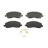 68035576AB by MOPAR - Disc Brake Pad Set - Front, Left or Right, for 2007-2017 Dodge/Jeep/Chrysler