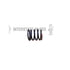 Interstate-McBee M-3002051 Multi-Purpose Spring Multi-Purpose Spring - Orange/Blue/Purple, 5.5 Coil