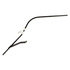 12561672 by ACDELCO - Engine Oil Dipstick Tube - 0.374" O.D. Black Steel, 1 Mount Hole