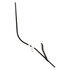 12561672 by ACDELCO - Engine Oil Dipstick Tube - 0.374" O.D. Black Steel, 1 Mount Hole