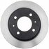 18A833AC by ACDELCO - Disc Brake Rotor - 4 Lug Holes, Cast Iron, Coated, Plain Solid, Rear