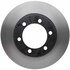 18A834AC by ACDELCO - Disc Brake Rotor - 6 Lug Holes, Cast Iron, Coated, Plain Vented, Front