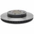 18A869AC by ACDELCO - Disc Brake Rotor - 4 Lug Holes, Cast Iron, Coated, Plain Vented, Front