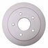 18A875AC by ACDELCO - Disc Brake Rotor - 5 Lug Holes, Cast Iron, Coated, Plain Solid, Rear