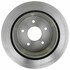 18A875 by ACDELCO - Disc Brake Rotor - 5 Lug Holes, Cast Iron, Plain, Solid, Turned Ground, Rear