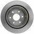 18A907A by ACDELCO - Disc Brake Rotor - 6 Lug Holes, Cast Iron, Non-Coated, Plain, Vented, Rear