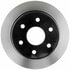 ACDelco 18A907 Disc Brake Rotor Disc Brake Rotor - 6 Lug Holes, Cast Iron, Plain, Turned Ground, Vented, Rear