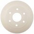 18A925AC by ACDELCO - Disc Brake Rotor - 6 Lug Holes, Cast Iron, Coated, Plain Vented, Front
