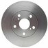18A917A by ACDELCO - Disc Brake Rotor - 5 Lug Holes, Cast Iron, Non-Coated, Plain, Vented, Front