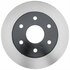 18A925 by ACDELCO - Disc Brake Rotor - 6 Lug Holes, Cast Iron, Plain, Turned Ground, Vented, Front