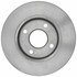 18A967A by ACDELCO - Disc Brake Rotor - 4 Lug Holes, Cast Iron, Non-Coated, Plain, Vented, Front