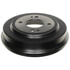 ACDelco 18B134 Brake Drum Brake Drum - Rear, Turned, Cast Iron, Regular, Plain Cooling Fins