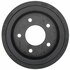 18B145 by ACDELCO - Brake Drum - Rear, Turned, Cast Iron, Regular, Plain Cooling Fins