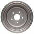 18B1 by ACDELCO - Brake Drum - Rear, Turned, Cast Iron, Regular, Plain Cooling Fins