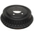 18B201 by ACDELCO - Brake Drum - Rear, 5 Bolt Holes, 4.75" Bolt Circle, Turned, Cast Iron, Regular