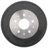 18B244 by ACDELCO - Brake Drum - Rear, Turned, Cast Iron, Regular, Plain Cooling Fins